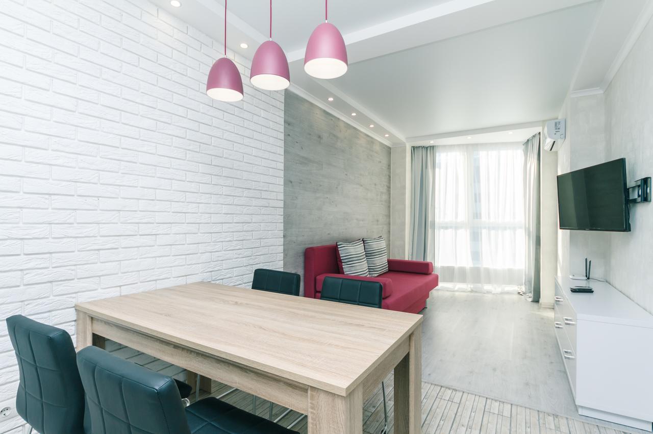 Flatrent Drahomanova 2A Lägenhet Kiev Exteriör bild